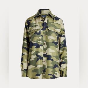 Polo Ralph Lauren women’s Camo Silk Shirt